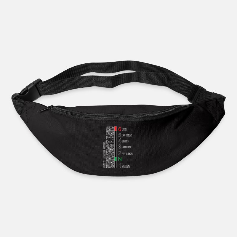 Motorcyclists understand this! - Bum bag - black