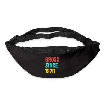 Funny Birthday Gross Since 1920 - Bum bag - black - Front