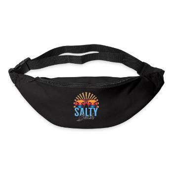 Salty Beach Sonnenbrille Hemd, Familienurlaub - Gürteltasche - Schwarz - Vorne