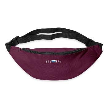 Finland Gift Holiday Lapland Home Finland - Bum bag - burgundy - Front