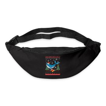 Alaska Geschenk Kinder Herren Damen USA Natur Eis - Gürteltasche - Schwarz - Vorne