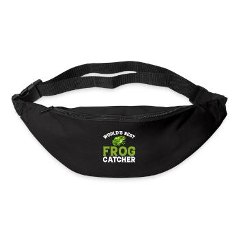 Weltbester Froschfänger - Frosch - Gürteltasche - Schwarz - Vorne