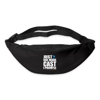 Just One More Cast I Promise Angler Fishing - Bum bag - black - Front