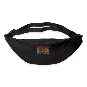 Beauté de la Caroline du Nord cadeau - Sac banane - noir - Devant
