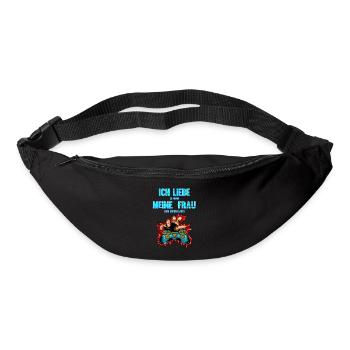 I love it when my wife lets me gamble - Bum bag - black - Front