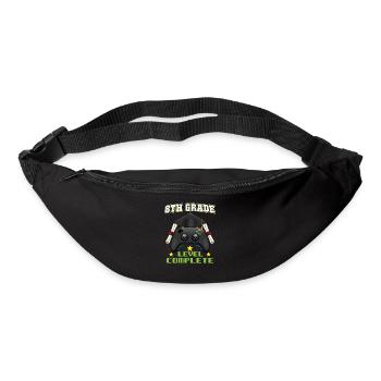 8th Grade Level Complete Middle School Graduation - Bum bag - black - Front
