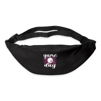 Volleyball Game Day Gift Volleyball Match Day - Bum bag - black - Front