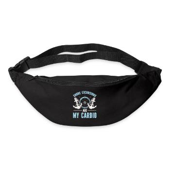 Shore Excursions Are My Cardio Cruise - Bum bag - black - Front