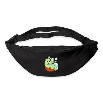 Turtle Bathing Bathtub - Bum bag - black - Front
