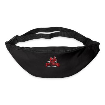 Le Jiu Jitsu est ma thérapie JiuJitsu brésilien BJJ Jiu - Sac banane - noir - Devant