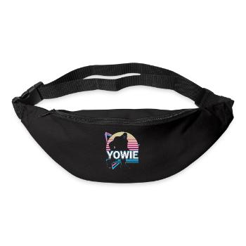 Yowie Kryptide Kryptozoologie Retro - Gürteltasche - Schwarz - Vorne