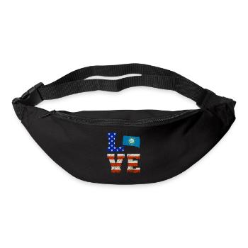 Love South Dakota Gift - Bum bag - black - Front