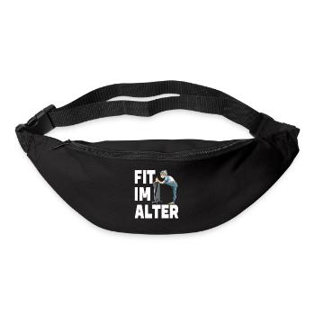 Fit im Alter für die Oma und Großmutter - Gürteltasche - Schwarz - Vorne