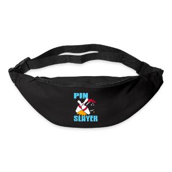 Pin Slayer Awesome Retro Bowling Design T-Shirt - Sac banane - noir - Devant