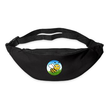 Abeille - Sac banane - noir - Devant