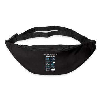Things I Do In My Spare Time Motorcycle Biker Bike - Bum bag - black - Front