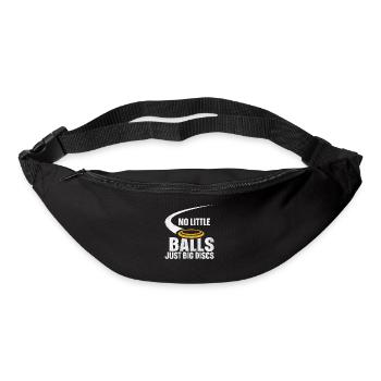 Pas de petites balles juste de gros disques Fun Disc Golf - Sac banane - noir - Devant