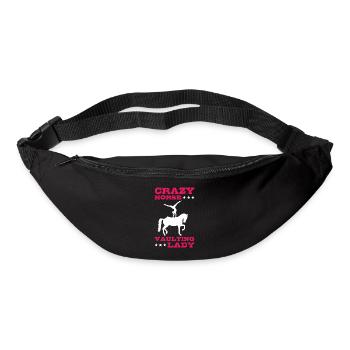 Voltigieren Crazy Horse Vaulting Lady - Gürteltasche - Schwarz - Vorne