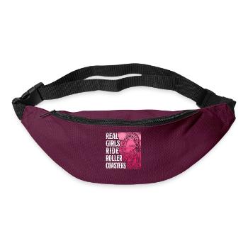 Roller Coaster Girl Vintage Retro - Bum bag - burgundy - Front