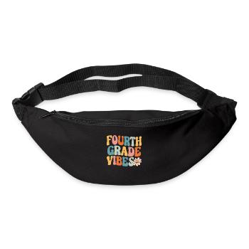 Fourth Grade Vibes 4th Grade Retro Back To School - Bum bag - black - Front