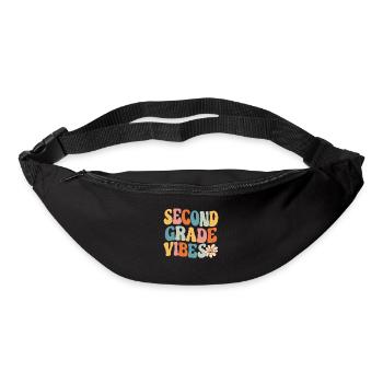 Second Grade Vibes 2nd Grade Retro Back To School - Bum bag - black - Front