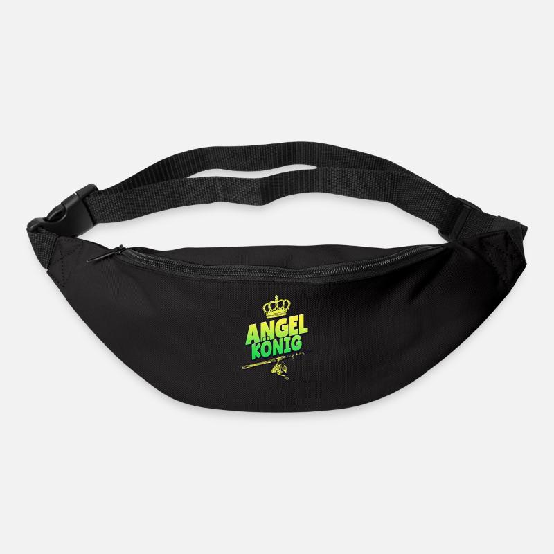 Angeln Angler - Gürteltasche - Schwarz