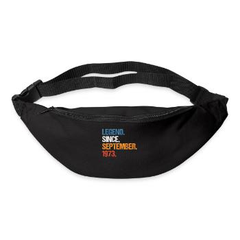 Legend Since September 1973 Birthday - Bum bag - black - Front