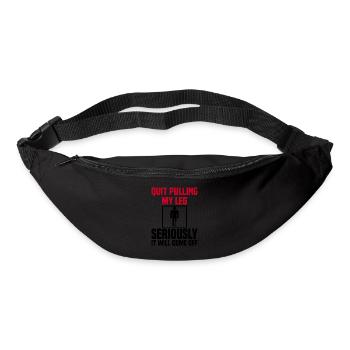 Fauteuil roulant amputé pour handicapés invalidés - Sac banane - noir - Devant