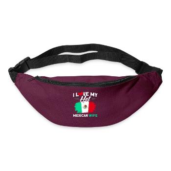 Mexique Mexican Roots Cadeau - Sac banane - bordeaux  - Devant