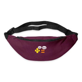 Math Teacher Mathematics - Bum bag - burgundy - Front