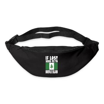Norfolk Island Flag Saying - Bum bag - black - Front