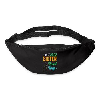 2022 Sister Road Trip Vacation Girls Retro Vintage - Gürteltasche - Schwarz - Vorne