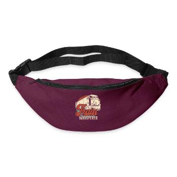 Freight Diesel Train Driver - Bum bag - burgundy - Front