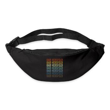 Bad Hersfeld Stadt Retro Vintage - Gürteltasche - Schwarz - Vorne