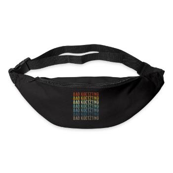 Bad Koetzting Stadt Retro Vintage - Gürteltasche - Schwarz - Vorne