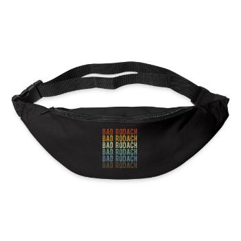 Bad Rodach Stadt Retro Vintage - Gürteltasche - Schwarz - Vorne