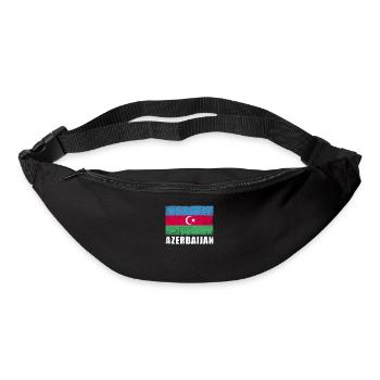 Azerbaijan Flag Grunge Azerbaijan Flag - Bum bag - black - Front