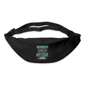 Looking For Happy Ending Antique Shop - Bum bag - black - Front