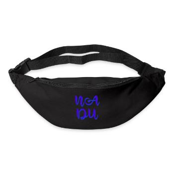 na du zwe blau - Gürteltasche - Schwarz - Vorne