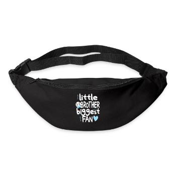 Little Baseball Brother Of A Baseball Player Bro - Gürteltasche - Schwarz - Vorne