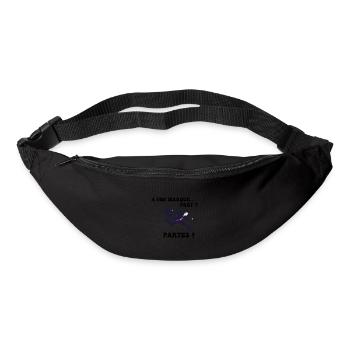 À vos marques.. Prêts? Partez! - Sac banane - noir - Devant