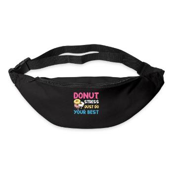 Test Day Kids - Donut Stress Just Do Your Best - Bum bag - black - Front