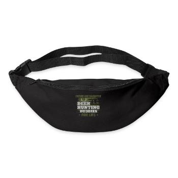 Buck Deer Hunting Hunter Father - Bum bag - black - Front