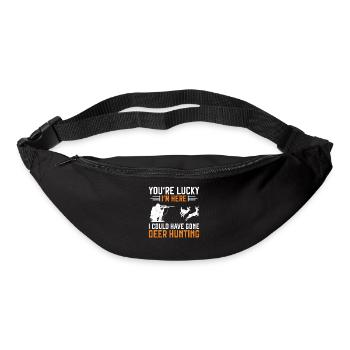 Buck Deer Hunting Hunter You're - Gürteltasche - Schwarz - Vorne
