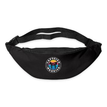 Capoeira Guerrier Arts Martiaux Passe-temps Brésilien - Sac banane - noir - Devant