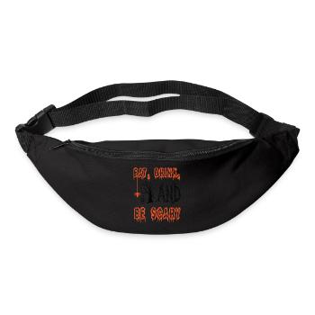 Eat drink and be scary - Bum bag - black - Front