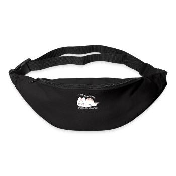 I put my patience to the test - Bum bag - black - Front
