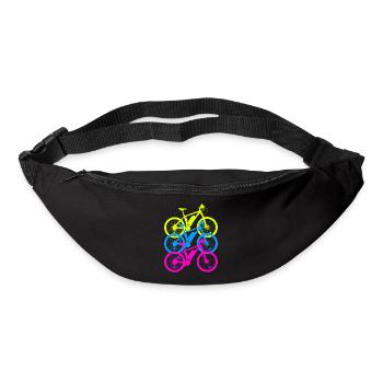 Cyclists Funny Vintage Bike Cyclist - Bum bag - black - Front