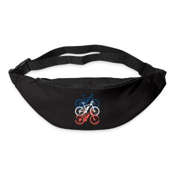 Cyclists Funny Vintage Bike Cyclist - Bum bag - black - Front