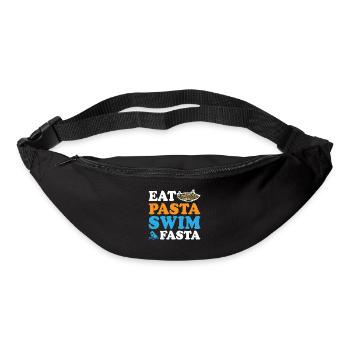 Eat Pasta Swim Fasta 9 - Gürteltasche - Schwarz - Vorne